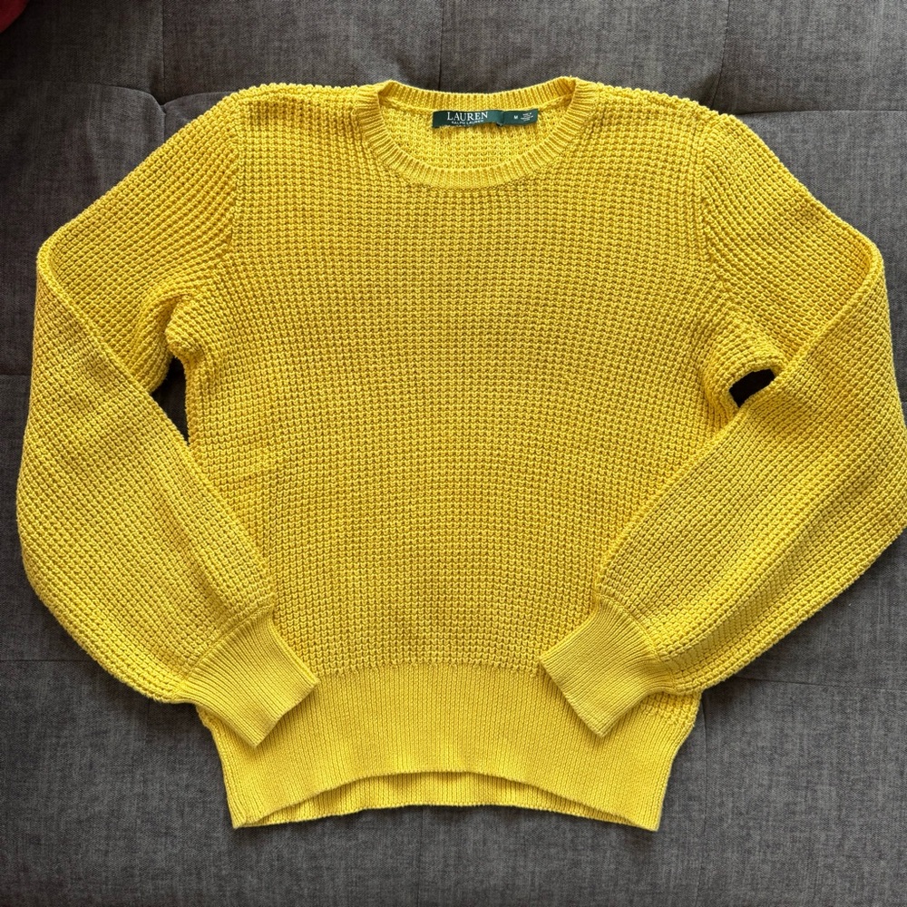 Lauren by Ralph Lauren Yellow Sweater